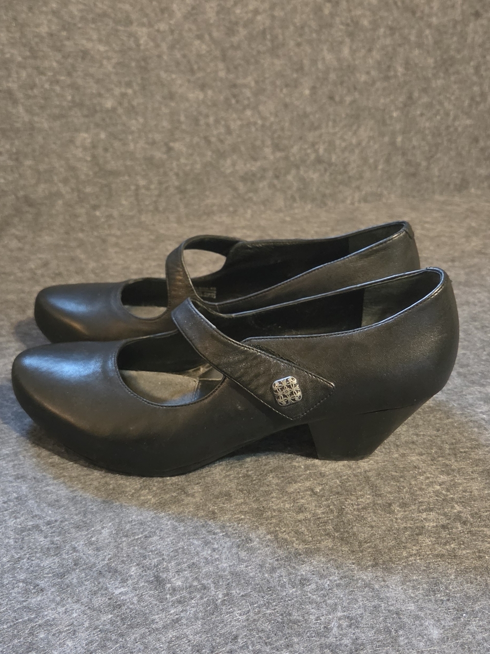 Dansko ladies Betty Leather Mary Jane Pumps 40 EUR black heels 9 US - Picture 3 of 7